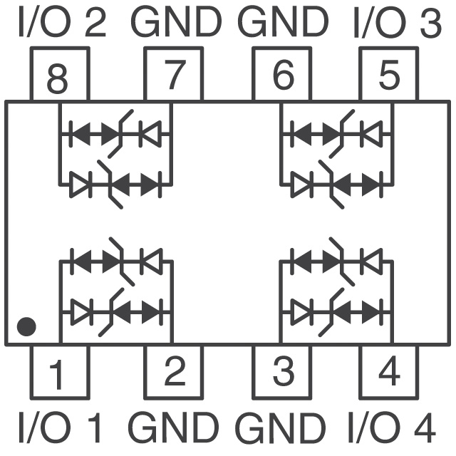 CDNBS08-SLVU2.8-8 Bourns Inc. TVS - Dioden
